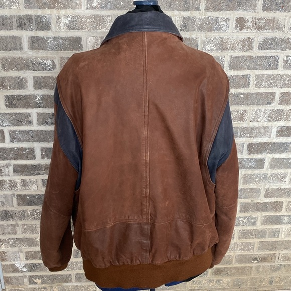 Leather Bomber Jacket - Picture 2 of 4